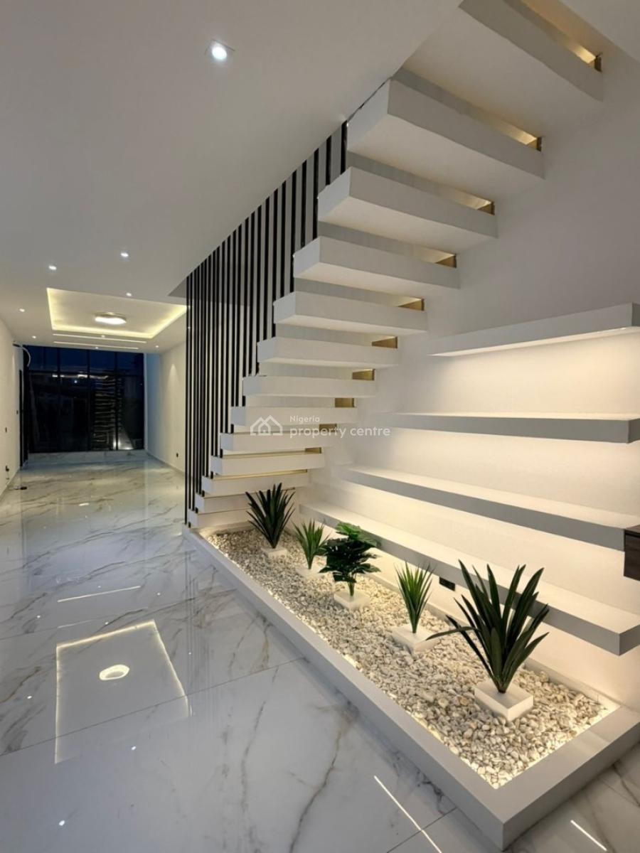 Exquisite 5 Bedroom Fully Detached Duplex with 2 Bq, Cowrie Creek Estate, Ikate, Lekki, Lagos, House for Sale