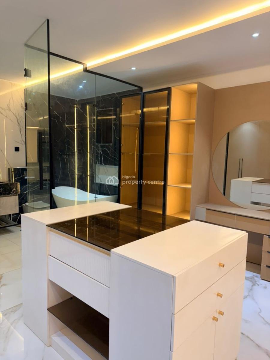 Exquisite 5 Bedroom Fully Detached Duplex with 2 Bq, Cowrie Creek Estate, Ikate, Lekki, Lagos, House for Sale