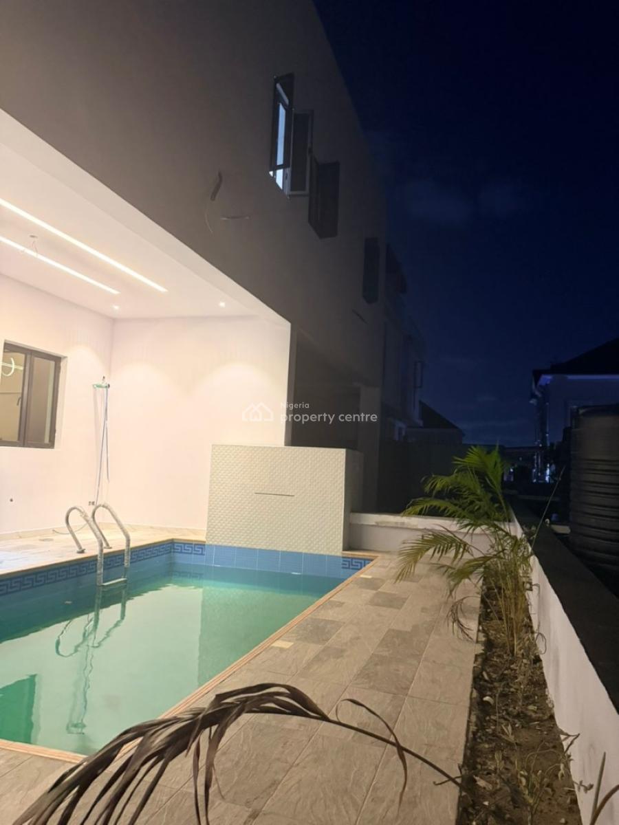 Exquisite 5 Bedroom Fully Detached Duplex with 2 Bq, Cowrie Creek Estate, Ikate, Lekki, Lagos, House for Sale