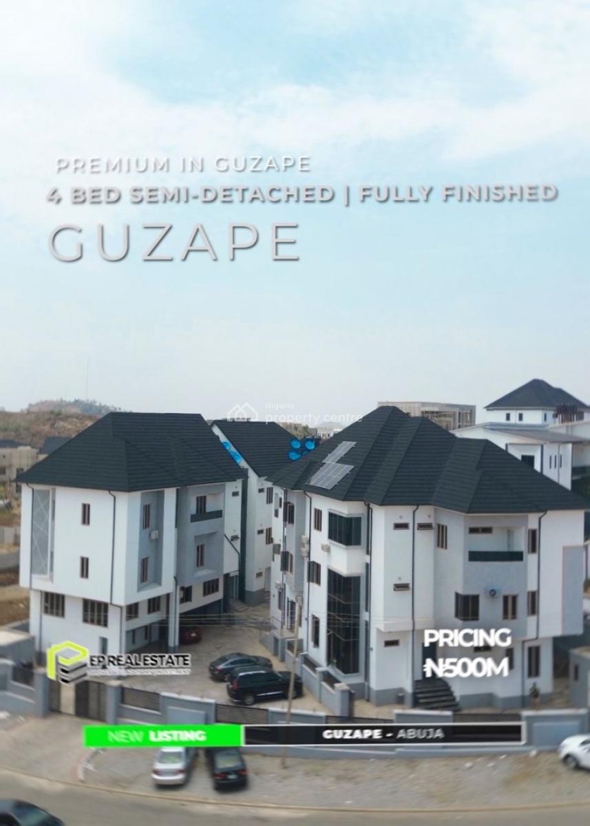 2 & 4 Beds  Apartments & Semi X Detached  Fully Finished, Guzape District, Abuja, Detached Duplex for Sale