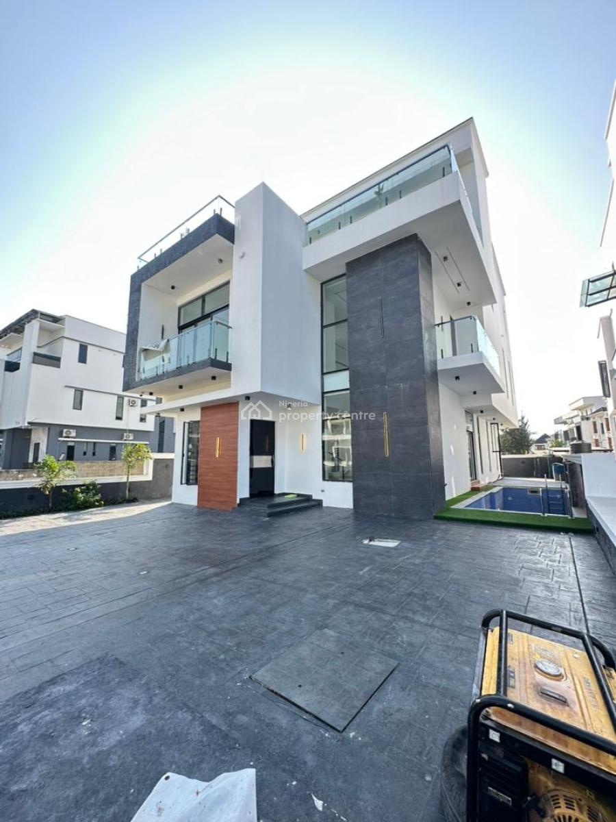 Newly Built Luxury 5 Bedroom Detached Duplex with a Swimming Pool, Lekki County, Lekki, Lagos, Detached Duplex for Sale