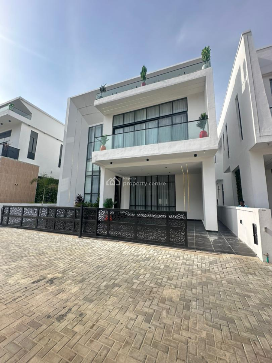 Nicely Built 5 Bedroom Fully Detached Duplex with Bq and Pool, Lcc, Lekki, Lagos, Detached Duplex for Sale