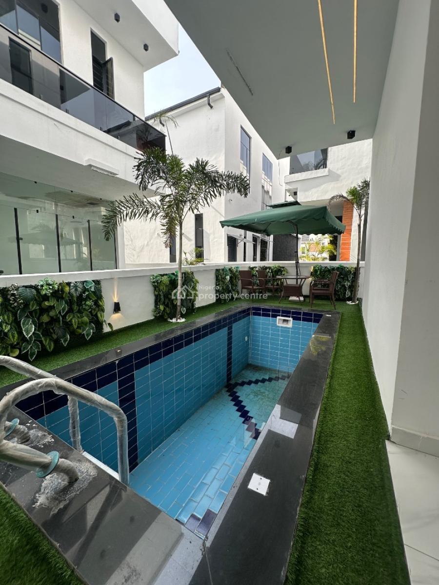 Nicely Built 5 Bedroom Fully Detached Duplex with Bq and Pool, Lcc, Lekki, Lagos, Detached Duplex for Sale