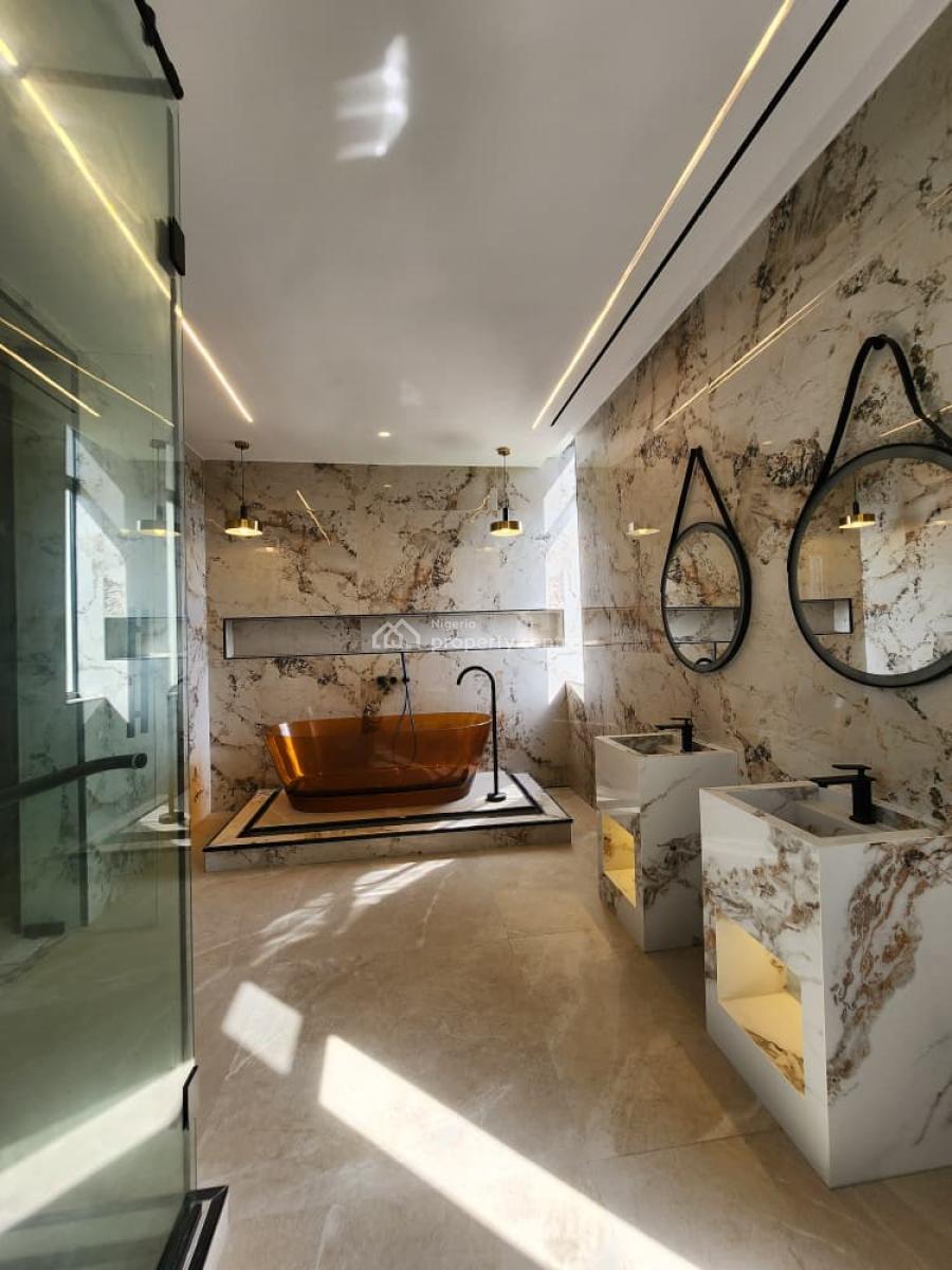 Luxury Spacious 5 Bedroom Fully Detached + Bq + Pool + Cinema + Rooftop, Lekki Phase 1, Lekki, Lagos, House for Sale