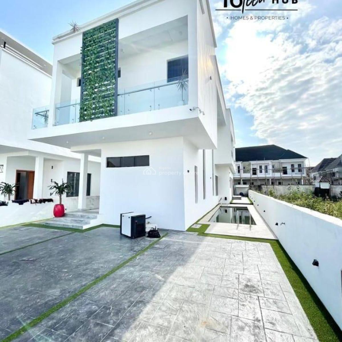 Brand New Detached 4 Bedroom Duplex with Exquisite Finishing + Bq, Lake View Estate 2 Orchid Hotel Road, Lekki, Lagos, Detached Duplex for Sale