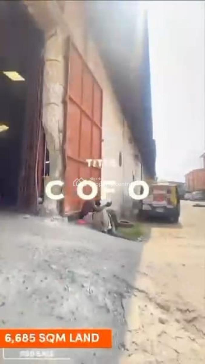 a Strategic 6685sqm Warehouse, Cardoso Street, Apapa, Apapa, Lagos, Warehouse for Sale