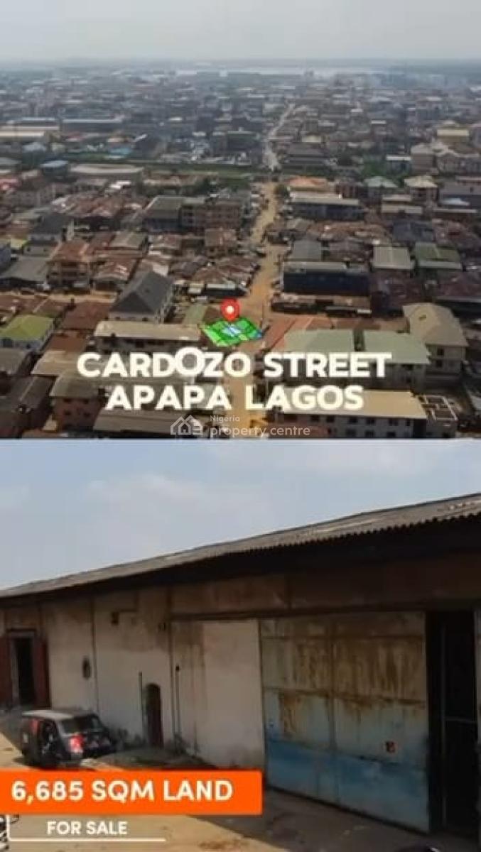 a Strategic 6685sqm Warehouse, Cardoso Street, Apapa, Apapa, Lagos, Warehouse for Sale