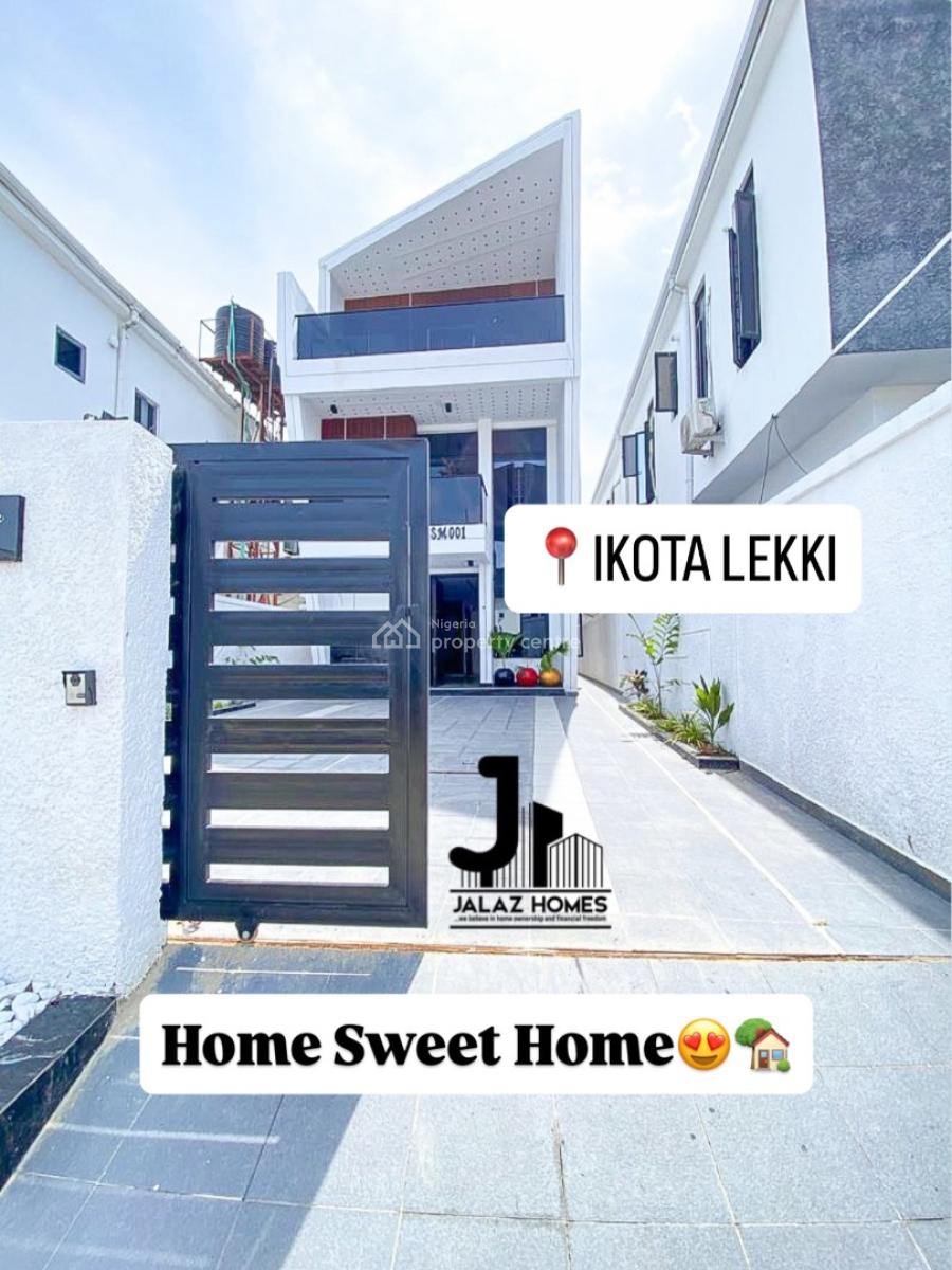 Contemporary 4 Bedroom Detached Duplex, Ikota, Lekki, Lagos, House for Sale
