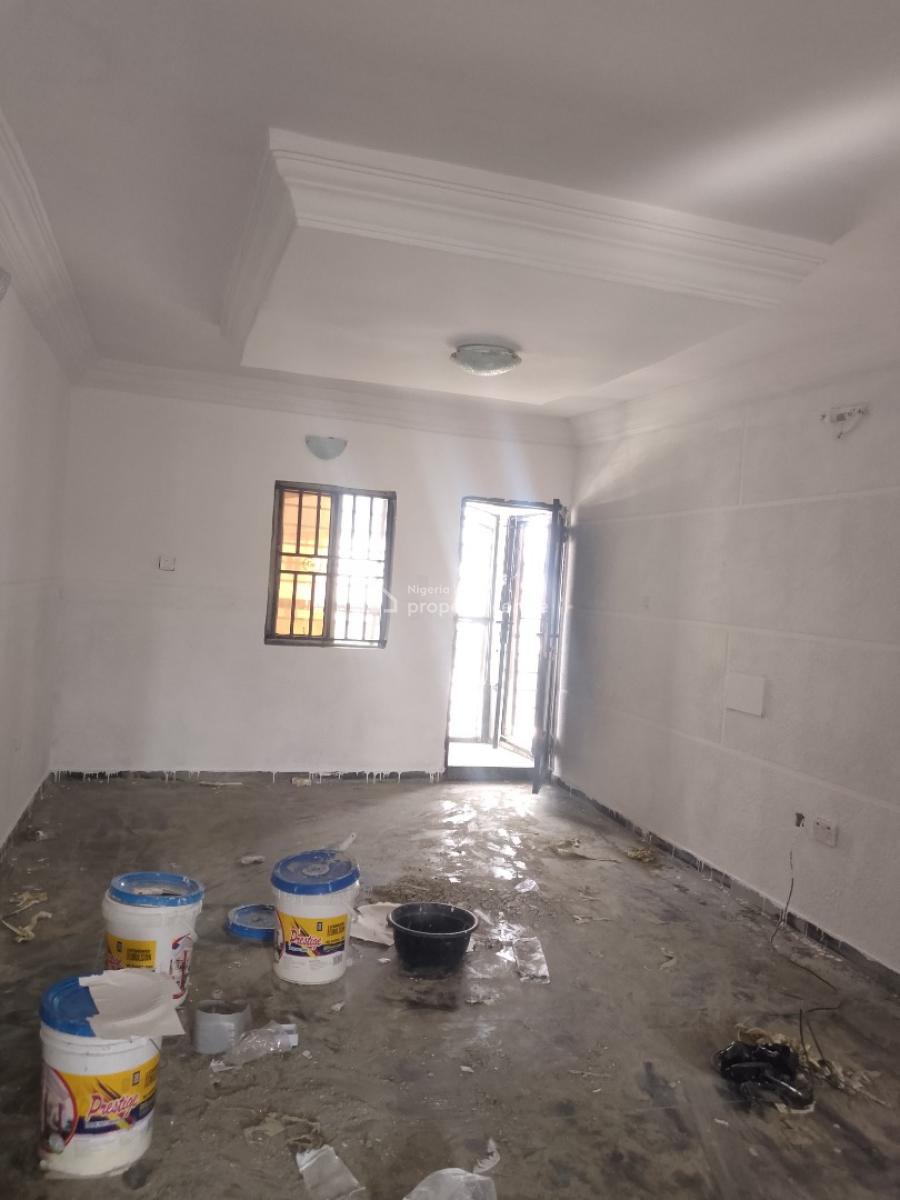 Massive 2bedroom Flat Upstairs, Gated Estate Opposite Rain Oil Abijo Gra, Sangotedo, Ajah, Lagos, Flat / Apartment for Rent
