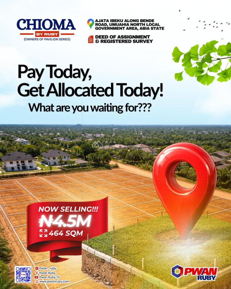 It Comes with Instant Allocation, Ibeku Road, Umuahia, Abia, Residential Land for Sale