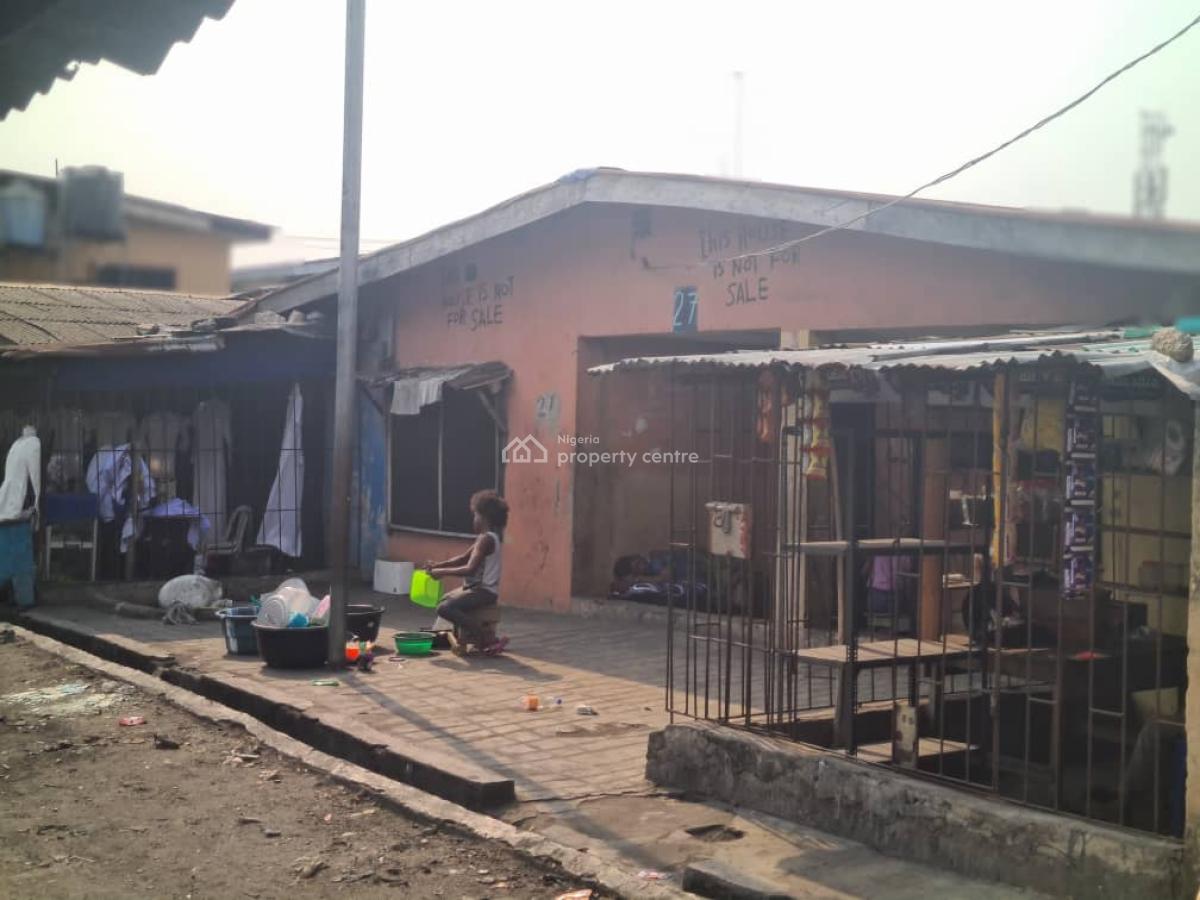 Old Detached Bungalow, 27 Ashabi Shonuyi Street, Surulere, Lagos, Detached Bungalow for Sale