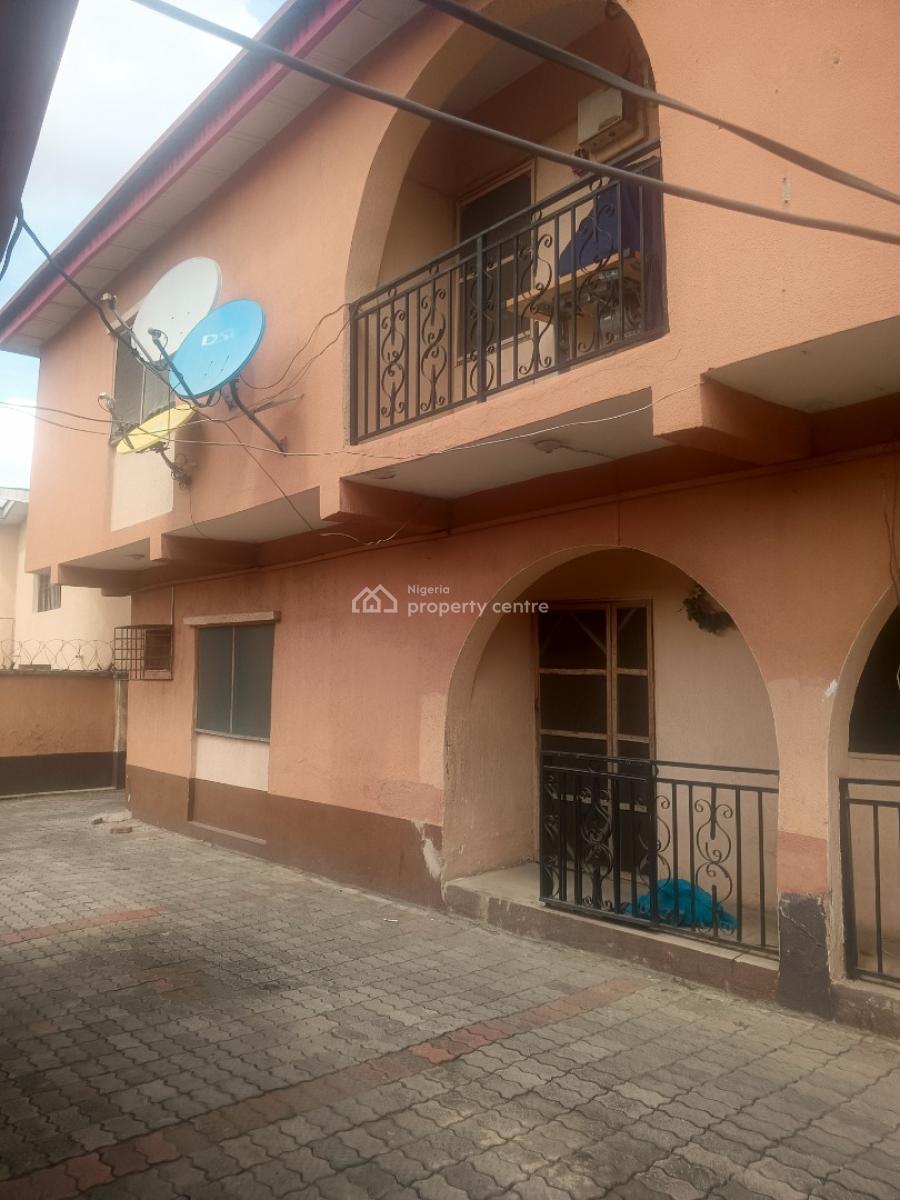 Lovely Big 3 Bedrom Flat + 2 Store (ground Floor), in an Estate Environment Off Oregun, Kudirat Abiola Way, Oregun, Ikeja, Lagos, Flat / Apartment for Rent