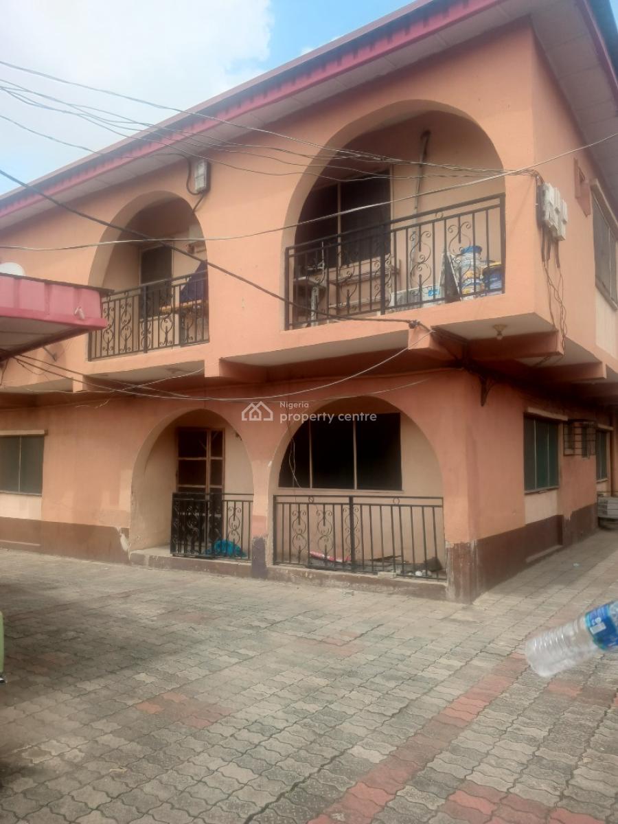 Lovely Big 3 Bedrom Flat + 2 Store (ground Floor), in an Estate Environment Off Oregun, Kudirat Abiola Way, Oregun, Ikeja, Lagos, Flat / Apartment for Rent