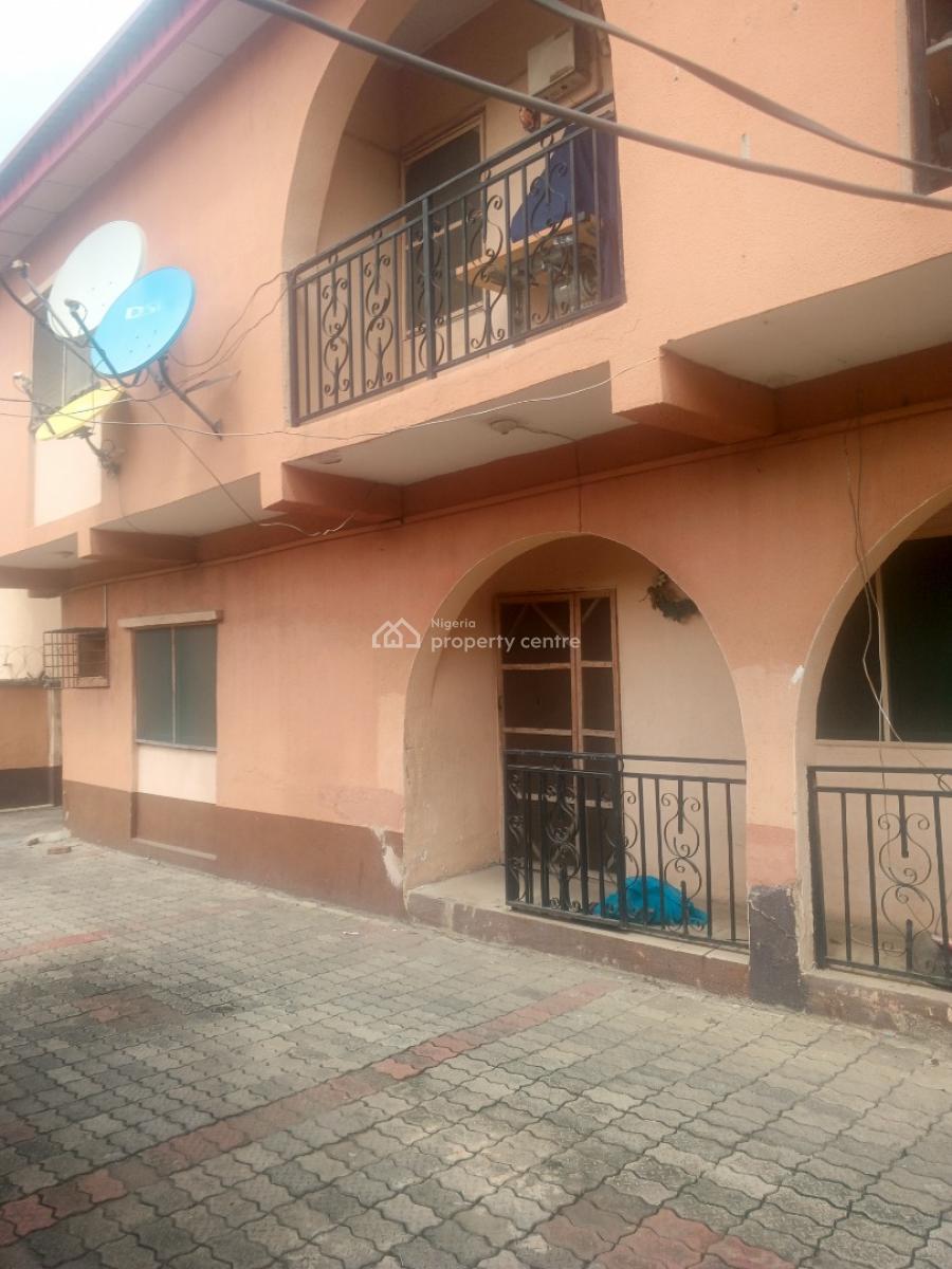 Lovely Big 3 Bedrom Flat + 2 Store (ground Floor), in an Estate Environment Off Oregun, Kudirat Abiola Way, Oregun, Ikeja, Lagos, Flat / Apartment for Rent