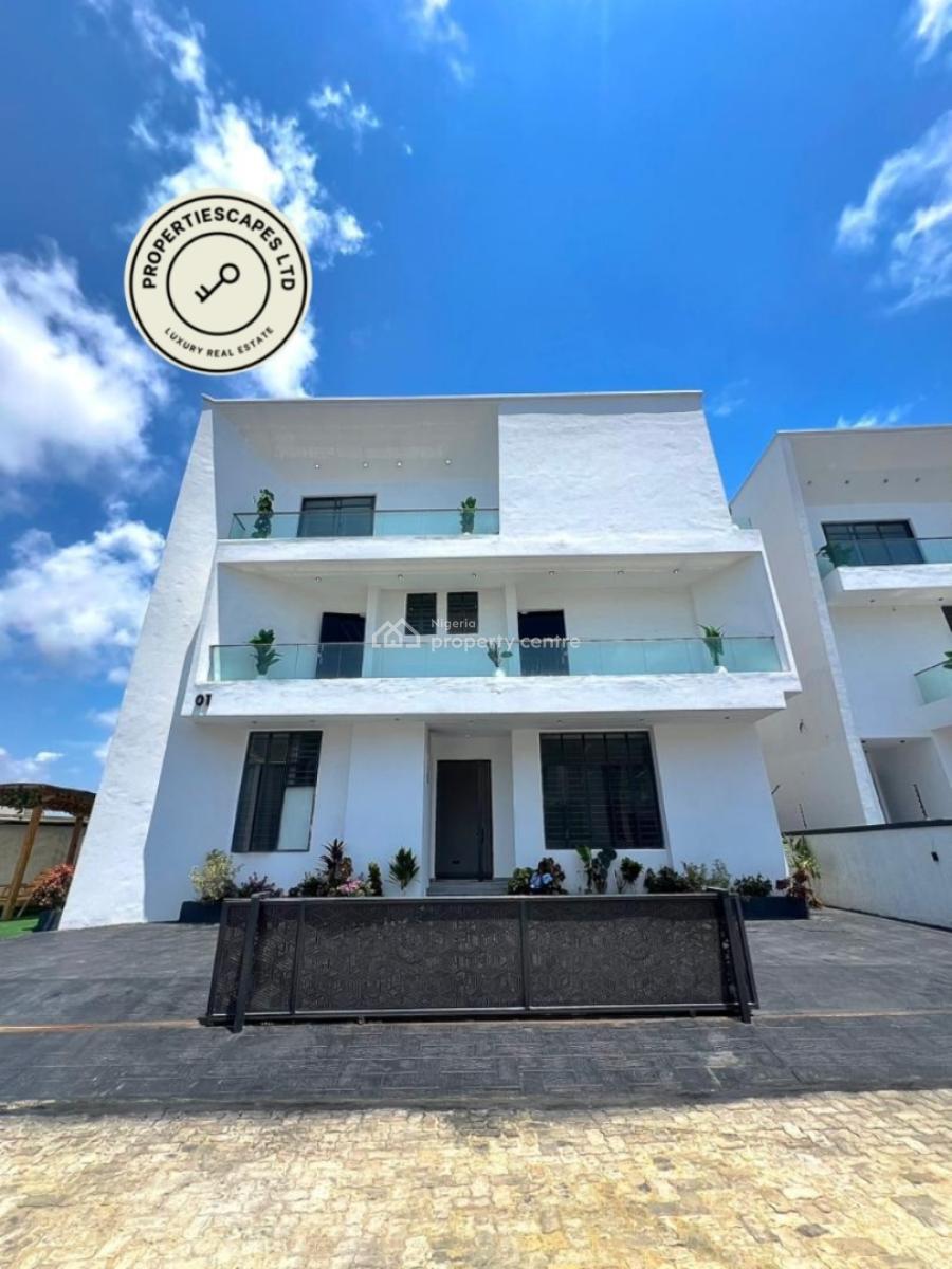 Luxury & Spacious 5-bedroom Fully Detached House + Bq, Chevron, Lekki, Lagos, Detached Duplex for Sale