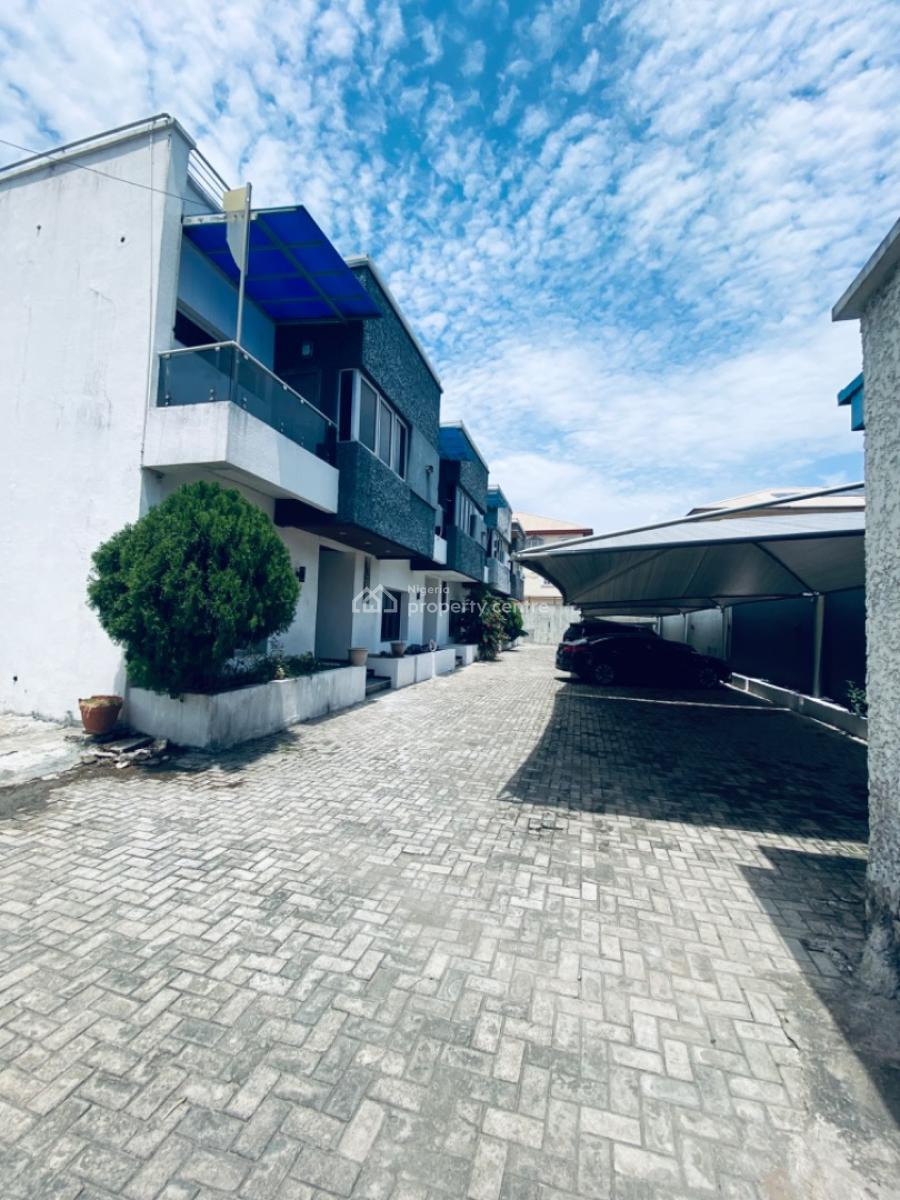 a Self Serviced 4 Bedrooms Terrace Duplex with a Rooftop Terrace, Phase One, Lekki Phase 1, Lekki, Lagos, Terraced Duplex for Rent