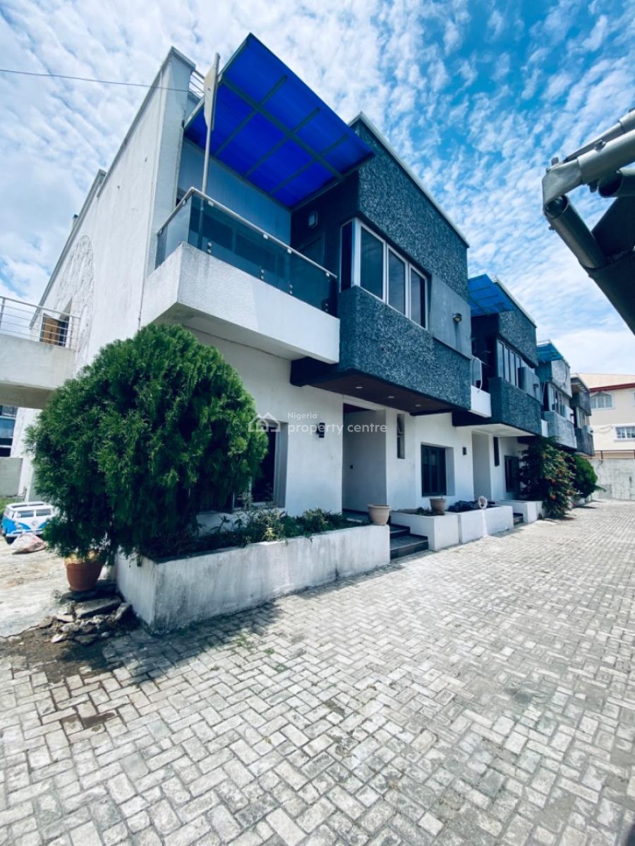 a Self Serviced 4 Bedrooms Terrace Duplex with a Rooftop Terrace, Phase One, Lekki Phase 1, Lekki, Lagos, Terraced Duplex for Rent