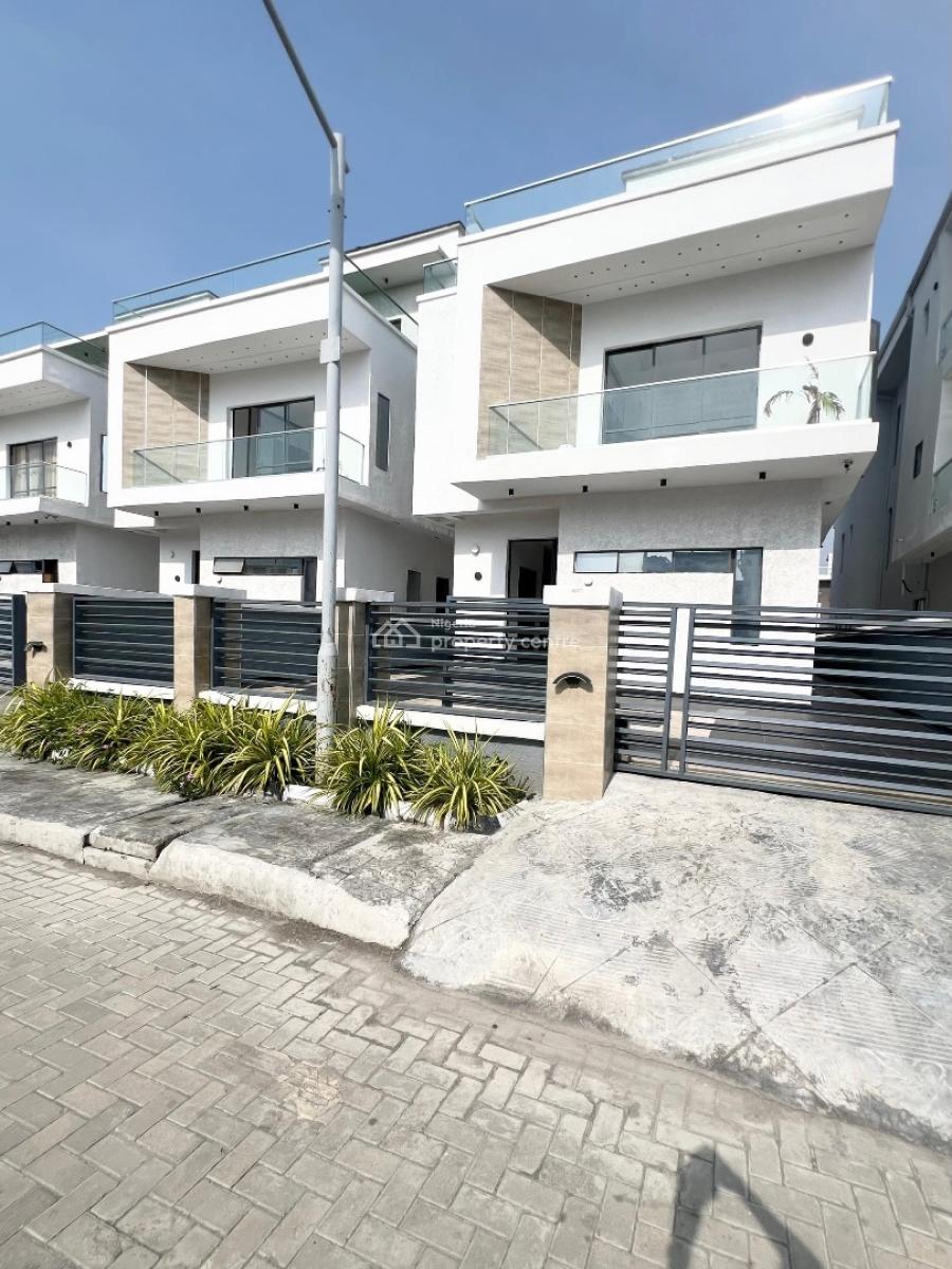 Stunning 5bedroom Fully Detached Duplex + Pool & Bq in a Secure Estate, Osapa London, Lekki, Lagos, Detached Duplex for Sale