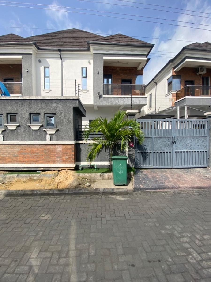 Bran New Furnished 4 Bedrooms Semi Detached Duplex with Bq, Orchid Road -gated Estate, Lekki Phase 2, Lekki, Lagos, Semi-detached Duplex for Rent