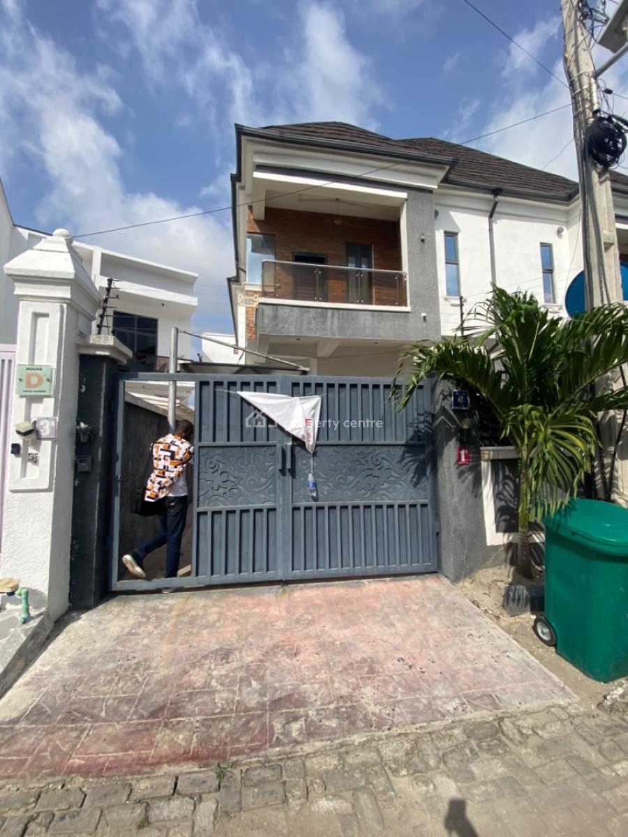 Bran New Furnished 4 Bedrooms Semi Detached Duplex with Bq, Orchid Road -gated Estate, Lekki Phase 2, Lekki, Lagos, Semi-detached Duplex for Rent