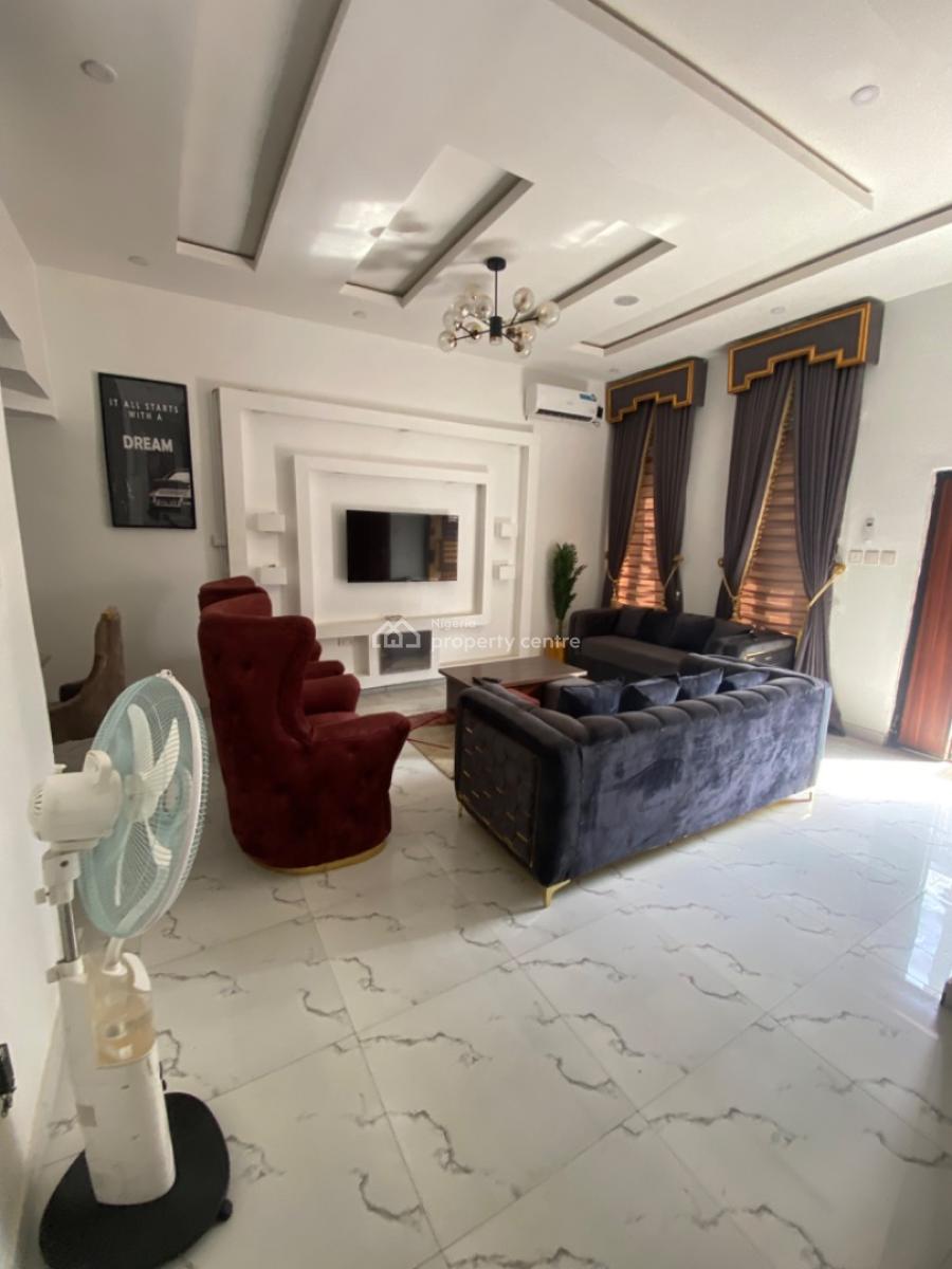 Bran New Furnished 4 Bedrooms Semi Detached Duplex with Bq, Orchid Road -gated Estate, Lekki Phase 2, Lekki, Lagos, Semi-detached Duplex for Rent