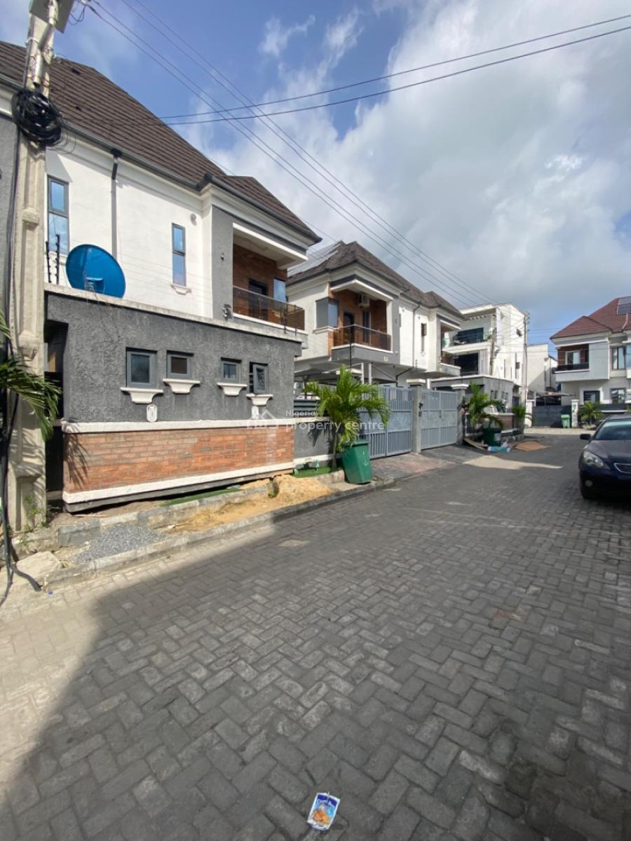 Bran New Furnished 4 Bedrooms Semi Detached Duplex with Bq, Orchid Road -gated Estate, Lekki Phase 2, Lekki, Lagos, Semi-detached Duplex for Rent