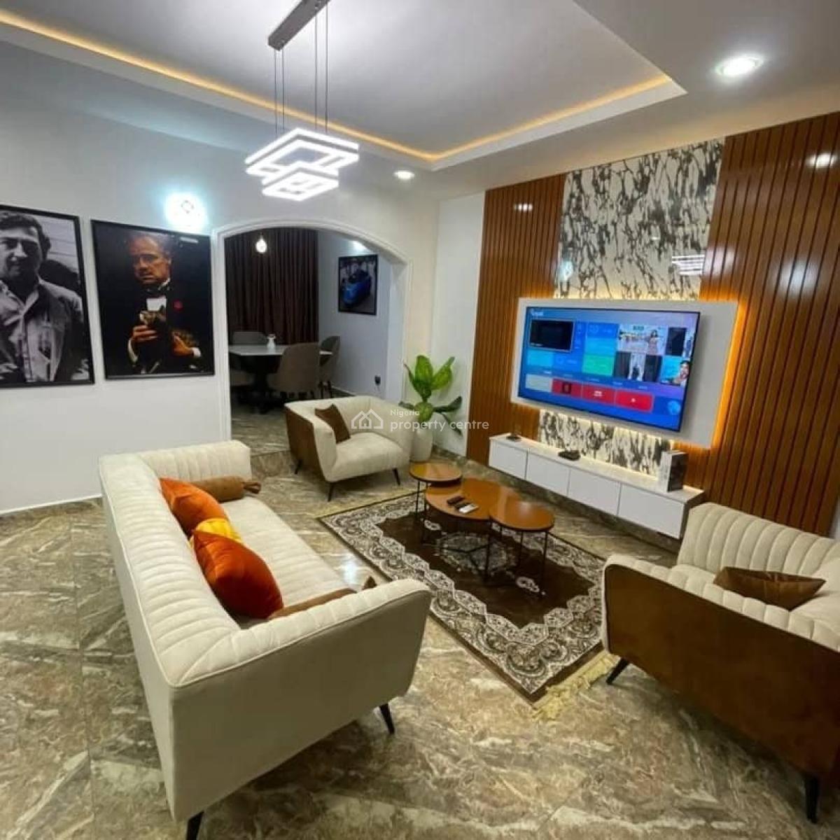 Luxury 2 Bedroom Apartment with Excellent Fixtures, Wuye, Abuja, Flat / Apartment Short Let