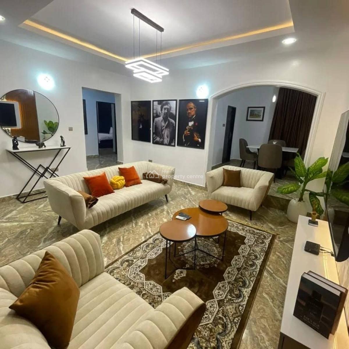 Luxury 2 Bedroom Apartment with Excellent Fixtures, Wuye, Abuja, Flat / Apartment Short Let