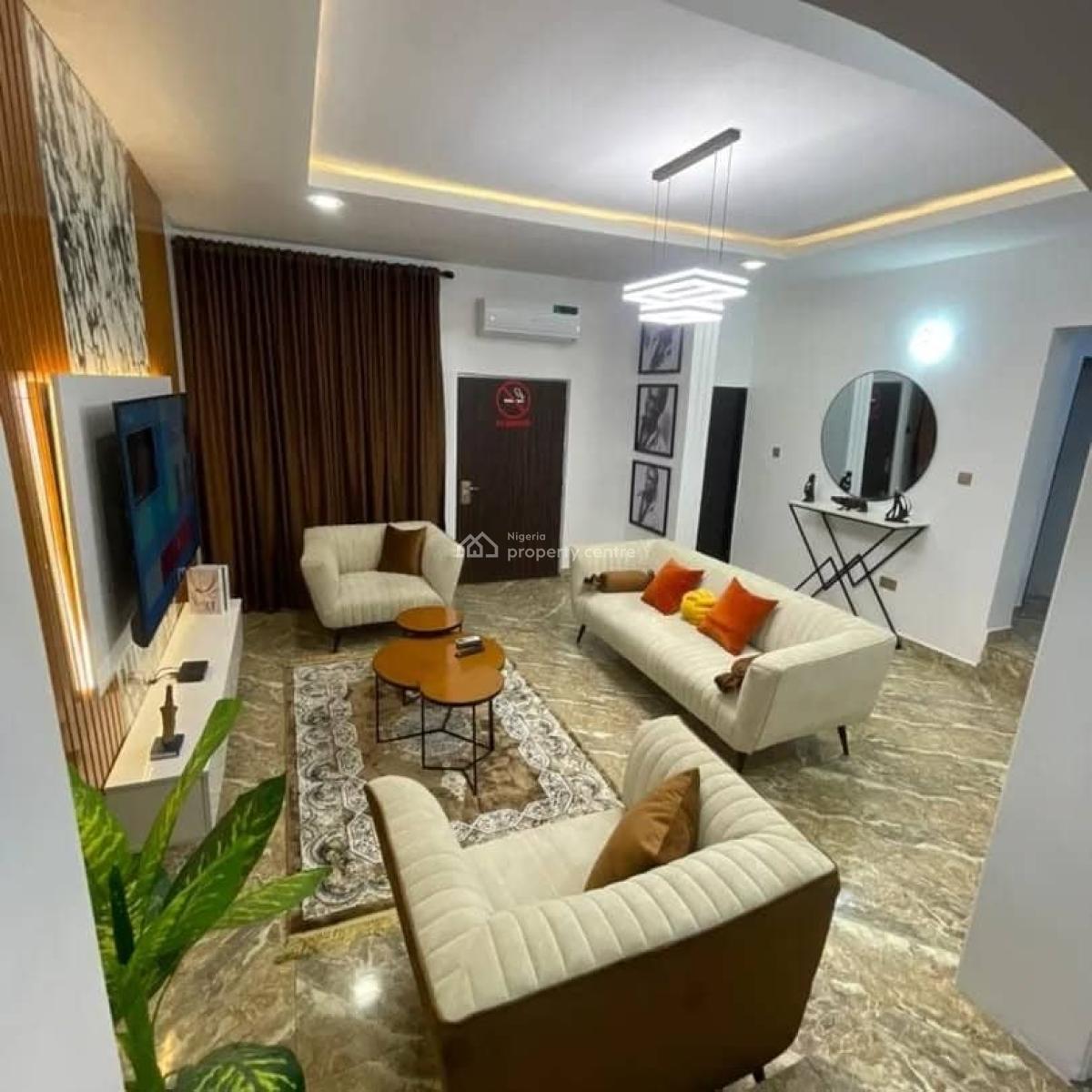 Luxury 2 Bedroom Apartment with Excellent Fixtures, Wuye, Abuja, Flat / Apartment Short Let