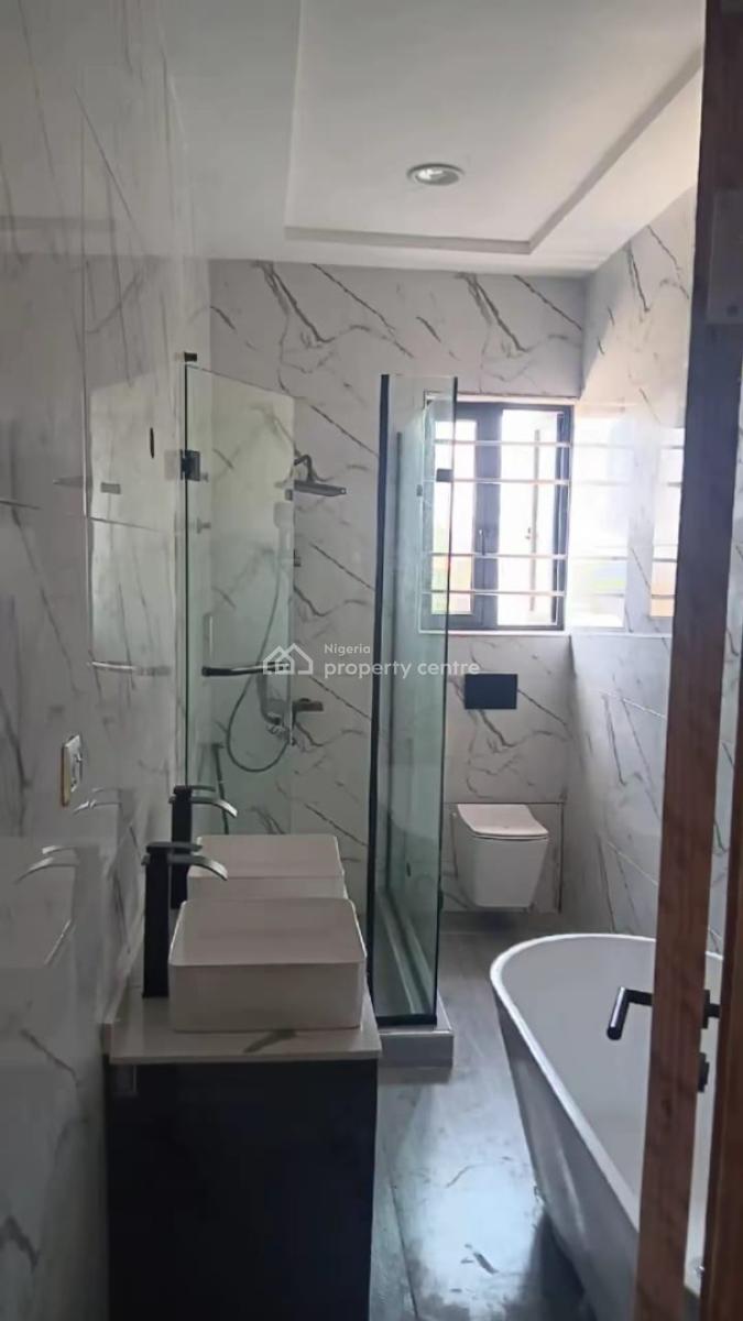 Four Bedrooms with a B/q Each. Ground Floor, Sitting Room, Visitors to, in a Gated Secured Estate, Maryland, Lagos, Terraced Duplex for Sale