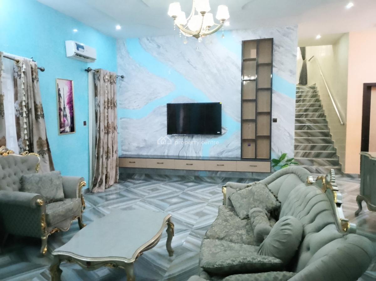 Luxury Furnished 5 Bedrooms Detached Duplex with Pool and Bq, Carnal West Estate, Osapa, Lekki, Lagos, Detached Duplex for Rent