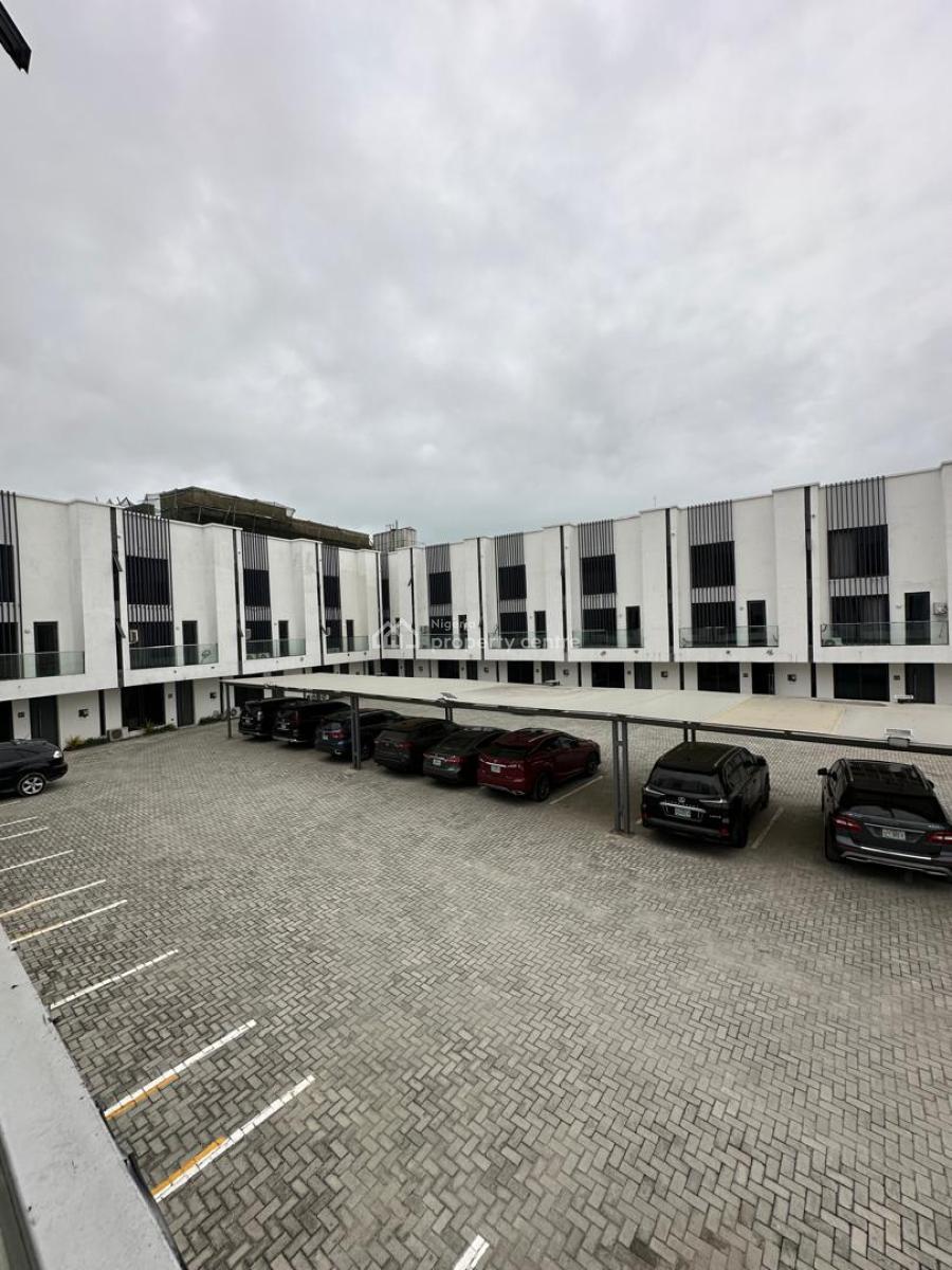 Well Finished Serviced 4 Bedroom Terrace with a Room Bq, Ikate Elegushi, Lekki, Lagos, Terraced Duplex for Rent