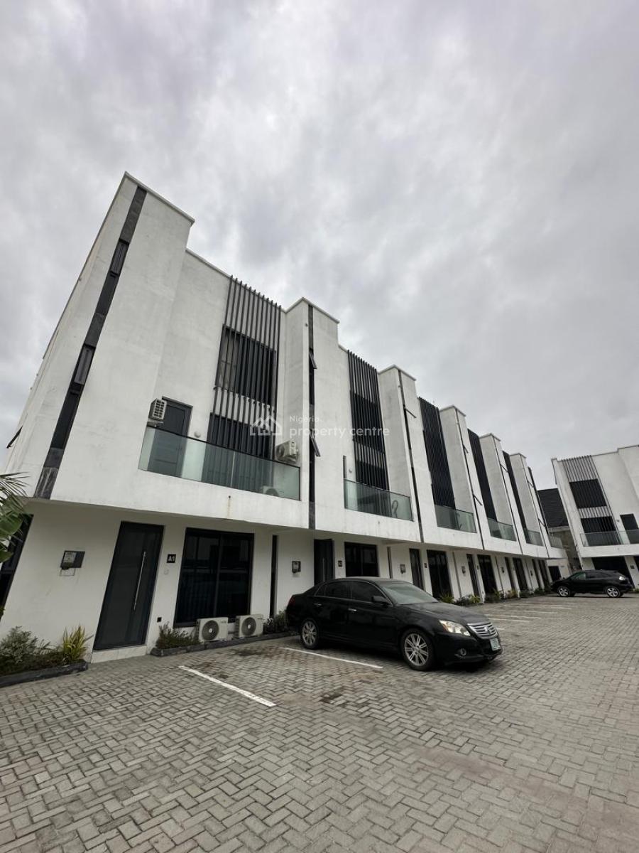 Well Finished Serviced 4 Bedroom Terrace with a Room Bq, Ikate Elegushi, Lekki, Lagos, Terraced Duplex for Rent
