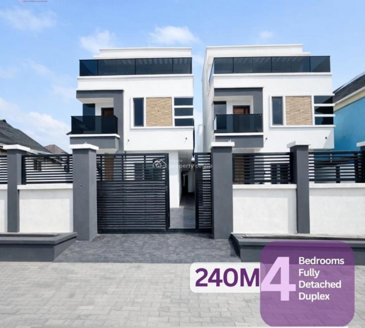 Luxury 4 Bedroom Fully Detached Duplex with Bq, Magodo Olowora, Olowora, Magodo, Lagos, Detached Duplex for Sale