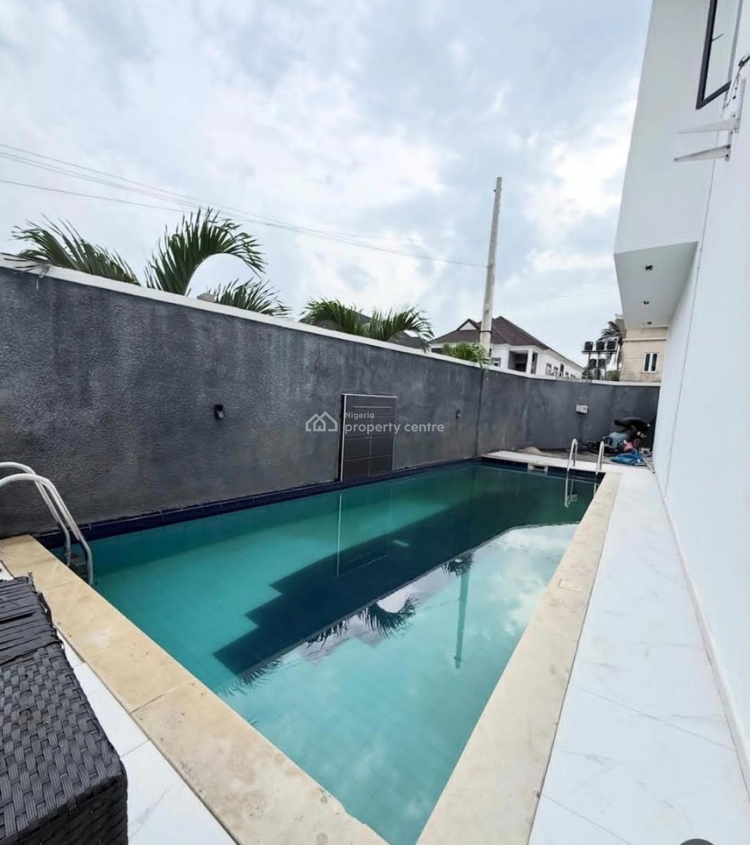 Spacious 4 Bedroom Terrace Duplex with Pool, Orchid Road, Lekki, Lagos, Terraced Duplex for Rent
