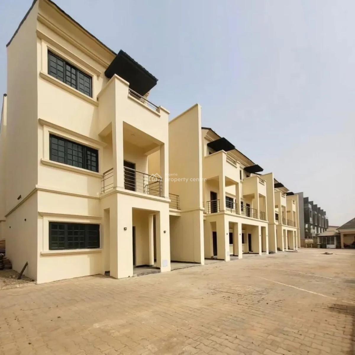 Contemporary 4 Bedroom Terrace Duplex in a Serene Environment, Jabi, Abuja, Detached Duplex for Sale