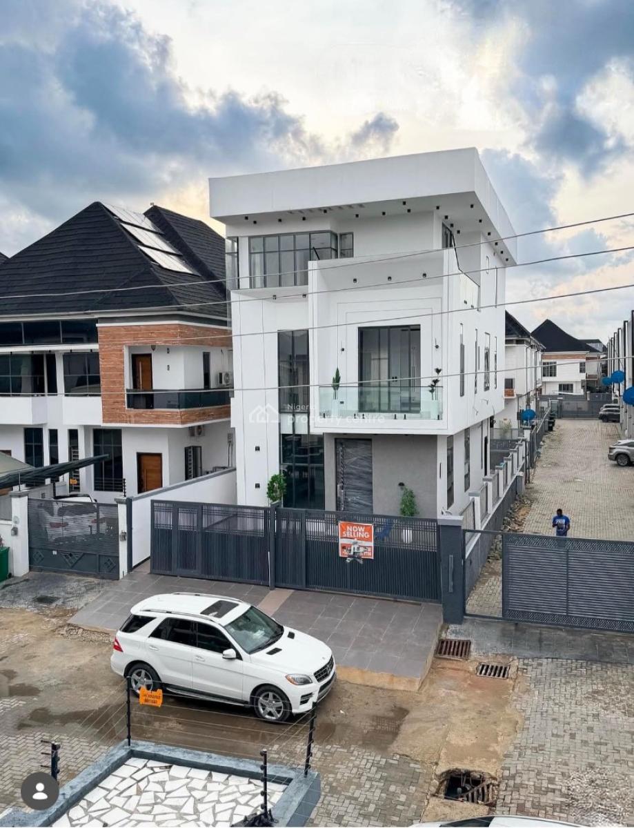Contemporary 5 Bedroom Fully Detached Duplex with Bq, Ikota, Lekki, Lagos, Detached Duplex for Sale