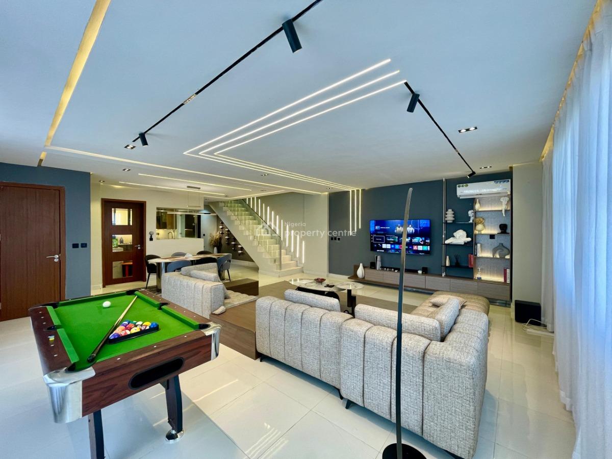 Modern & Refined 3-bedroom Maisonette, Ilasan, Lekki, Lagos, Semi-detached Duplex Short Let