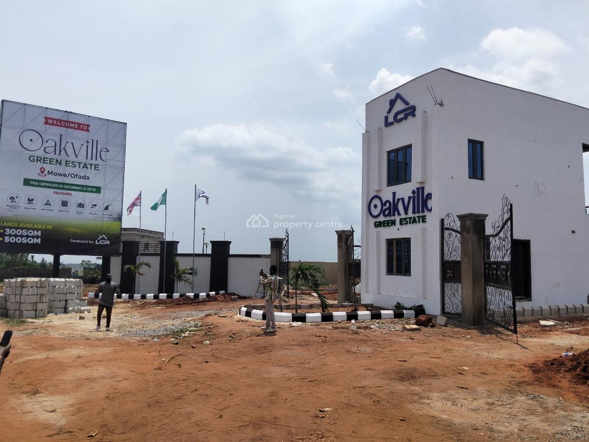 Land with C of O Suitable for Residential, Oakville Green Estate,near Sagamu Interchange, Mowe Ofada, Ogun, Residential Land for Sale
