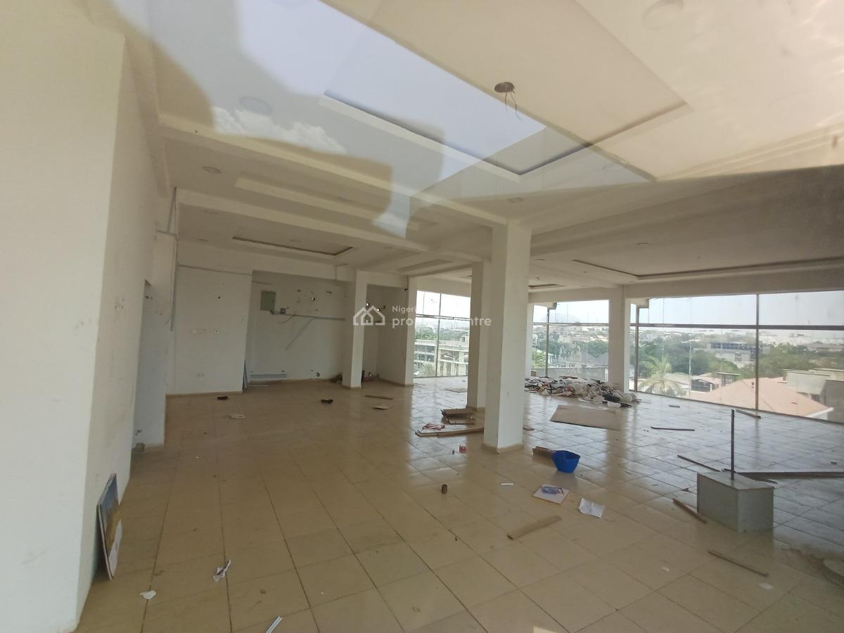 193.47sqm Office / Shop Space on The Fourth Floor (elevator & Gen), Wuse 2, Abuja, Office Space for Rent