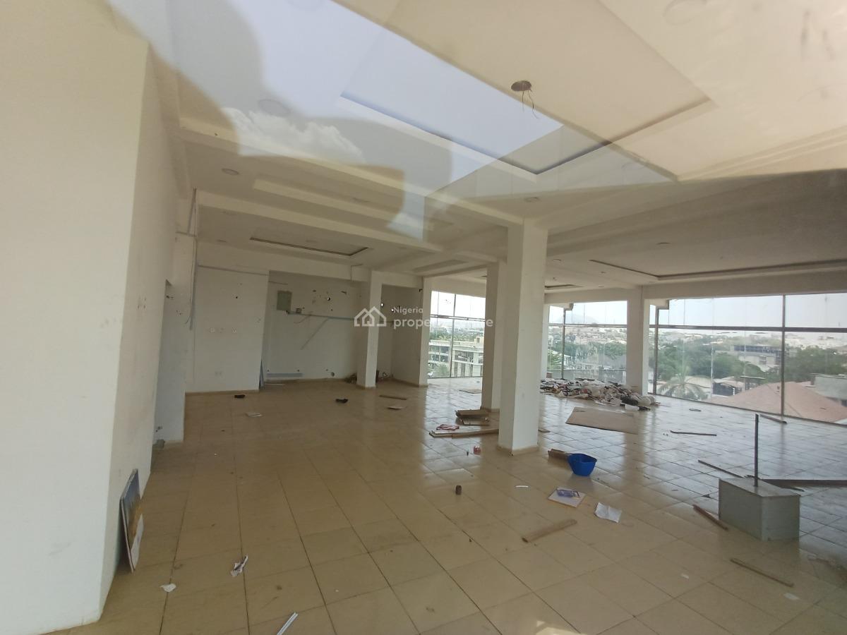 193.47sqm Office / Shop Space on The Fourth Floor (elevator & Gen), Wuse 2, Abuja, Office Space for Rent