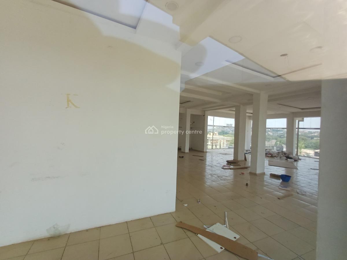 193.47sqm Office / Shop Space on The Fourth Floor (elevator & Gen), Wuse 2, Abuja, Office Space for Rent