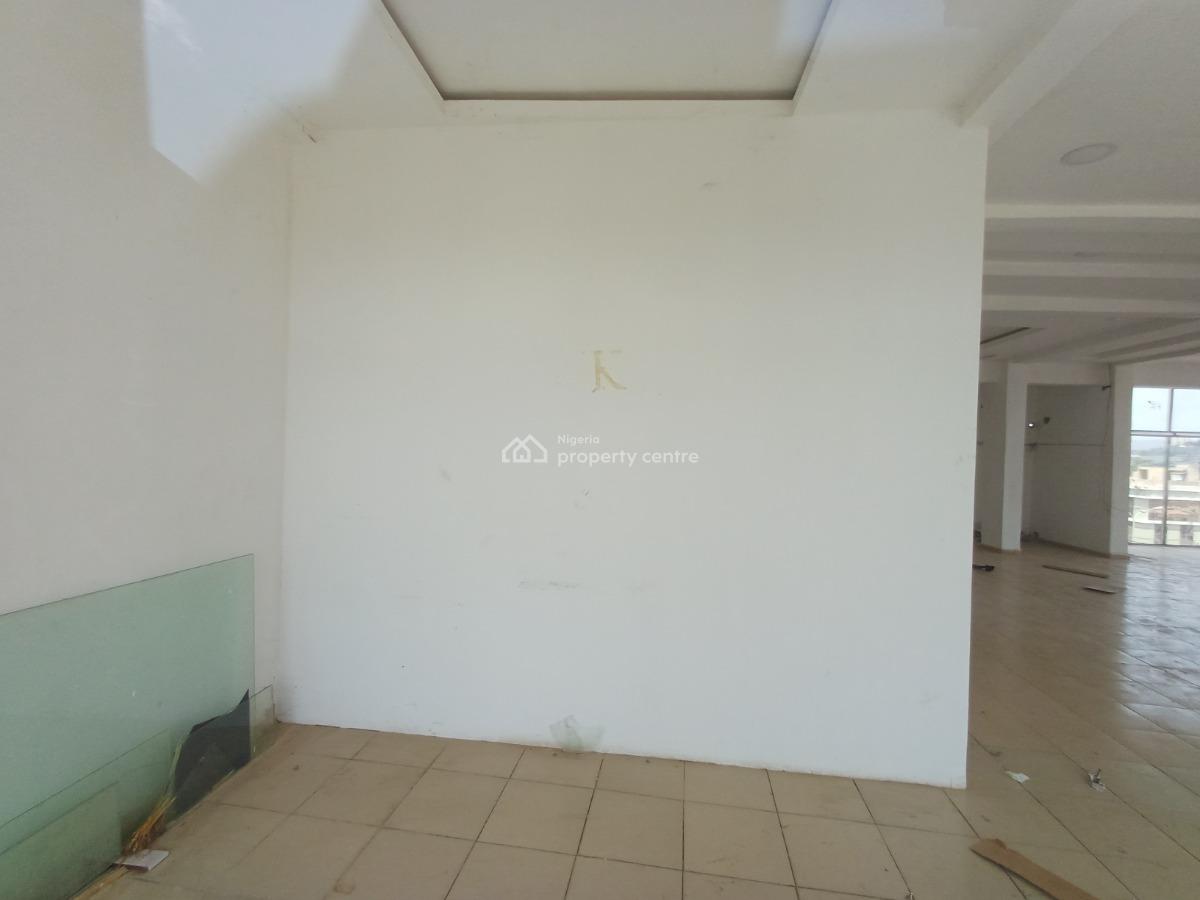 193.47sqm Office / Shop Space on The Fourth Floor (elevator & Gen), Wuse 2, Abuja, Office Space for Rent