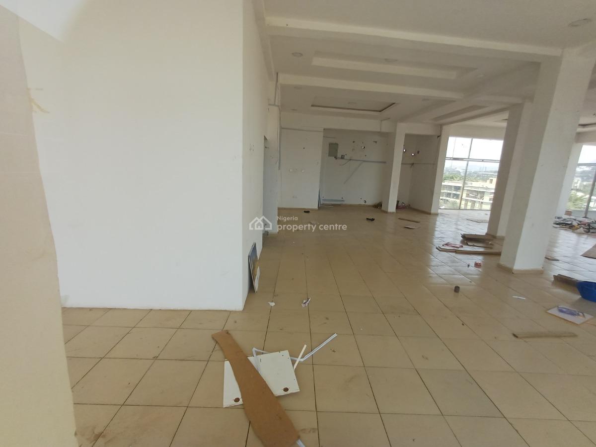 193.47sqm Office / Shop Space on The Fourth Floor (elevator & Gen), Wuse 2, Abuja, Office Space for Rent