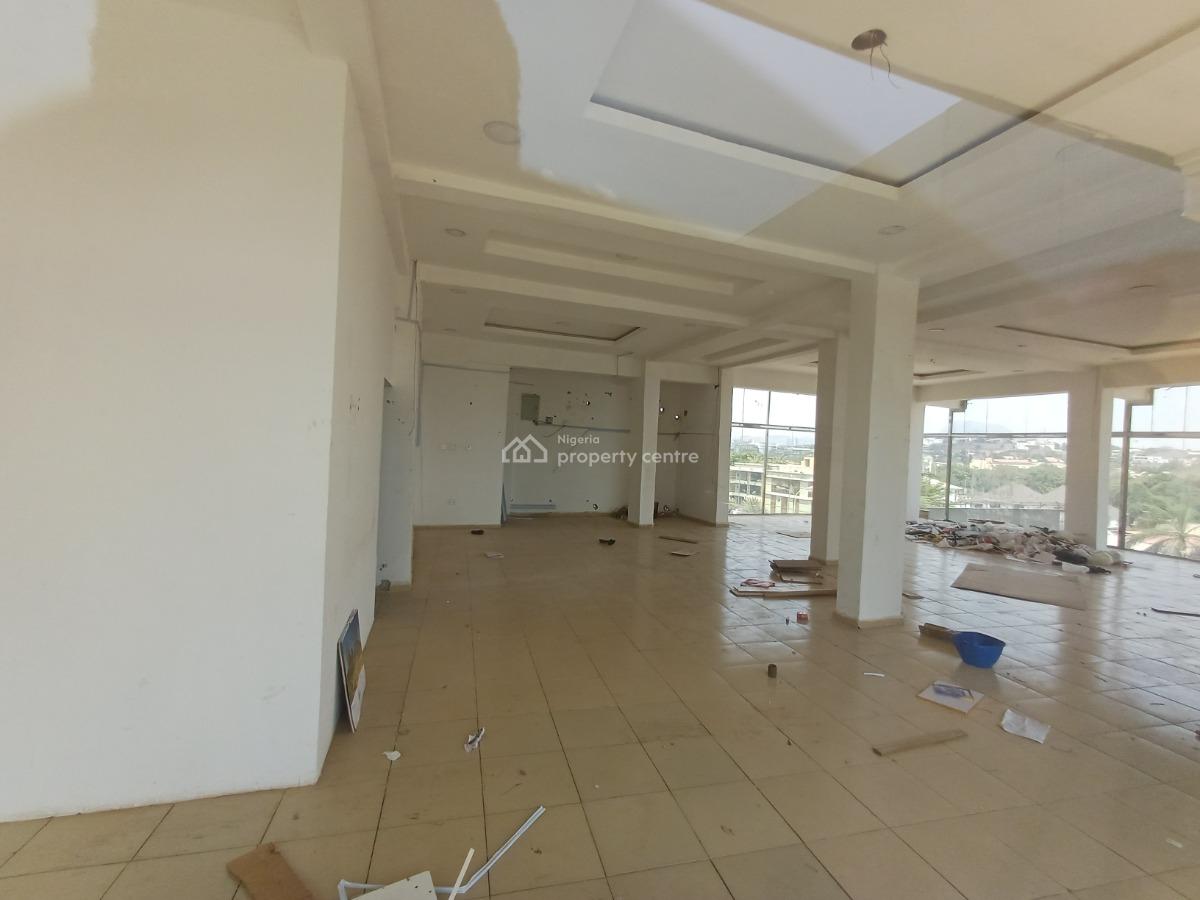 193.47sqm Office / Shop Space on The Fourth Floor (elevator & Gen), Wuse 2, Abuja, Office Space for Rent