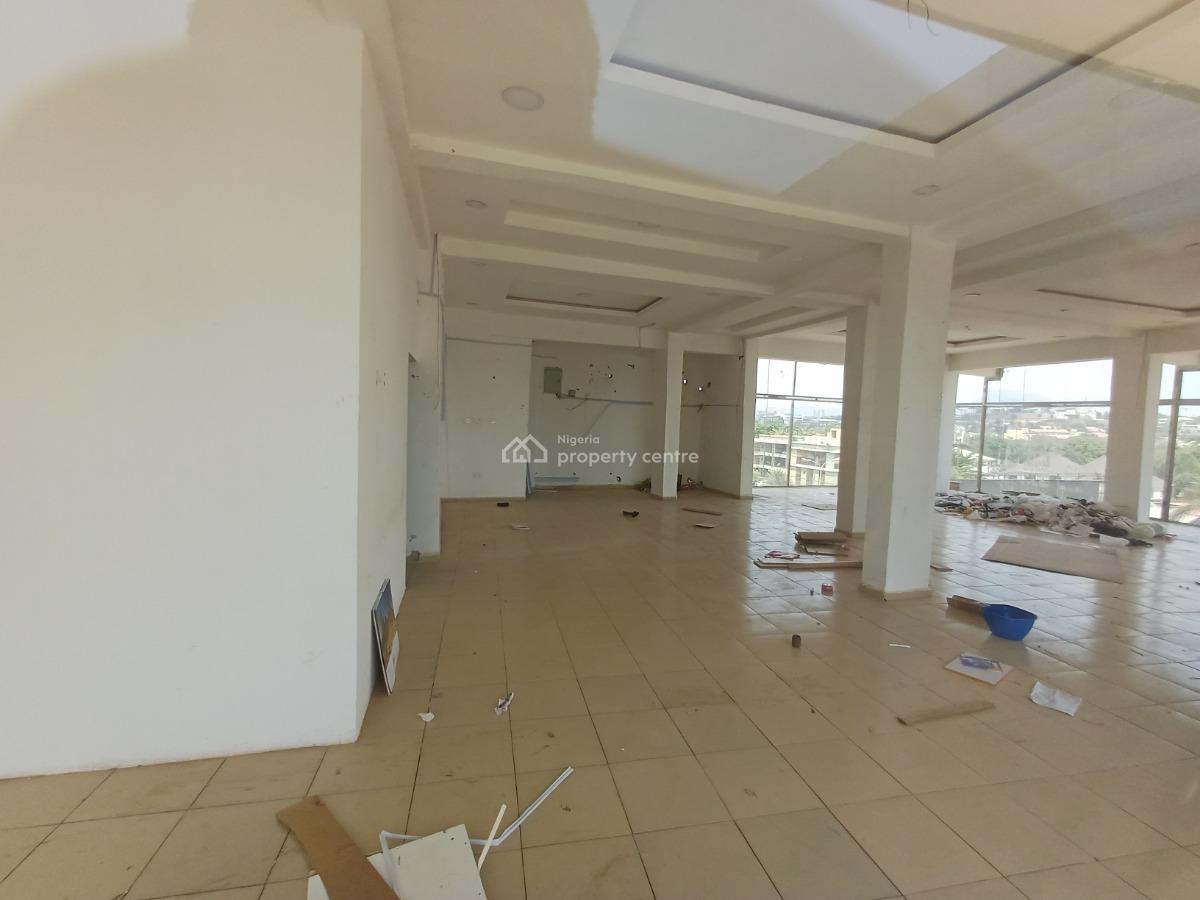 193.47sqm Office / Shop Space on The Fourth Floor (elevator & Gen), Wuse 2, Abuja, Office Space for Rent