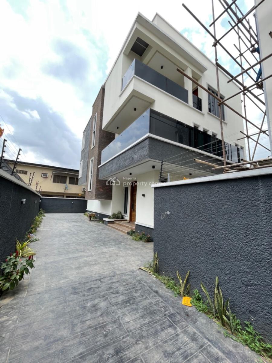 Fully Automated 5 Bedrooms Fully Detached - Duplex House + Bq, Adeniyi Jones, Ikeja, Lagos, Detached Duplex for Sale