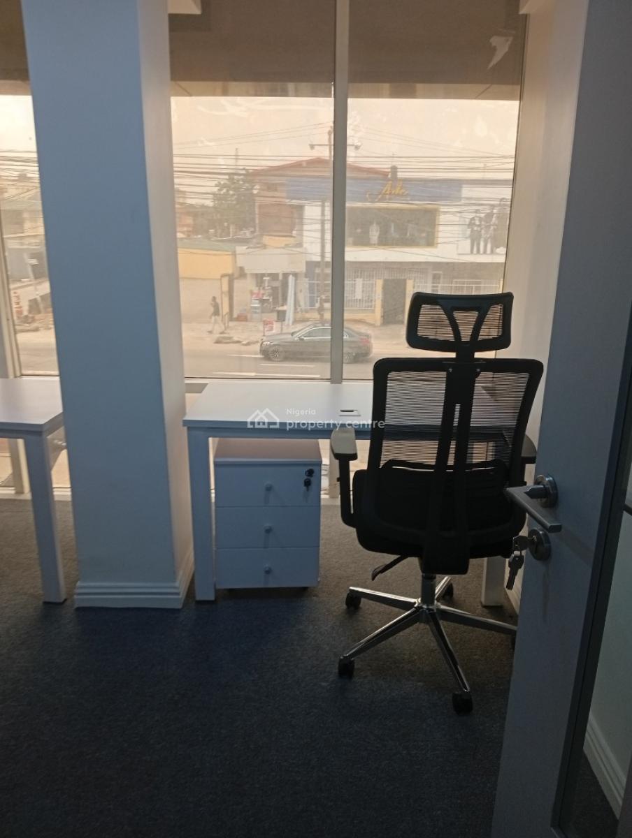 Instant Office Fully Furnished and Serviced Office Space Secured, Along Allen Avenue Ikeja, Allen, Ikeja, Lagos, Office Space for Rent