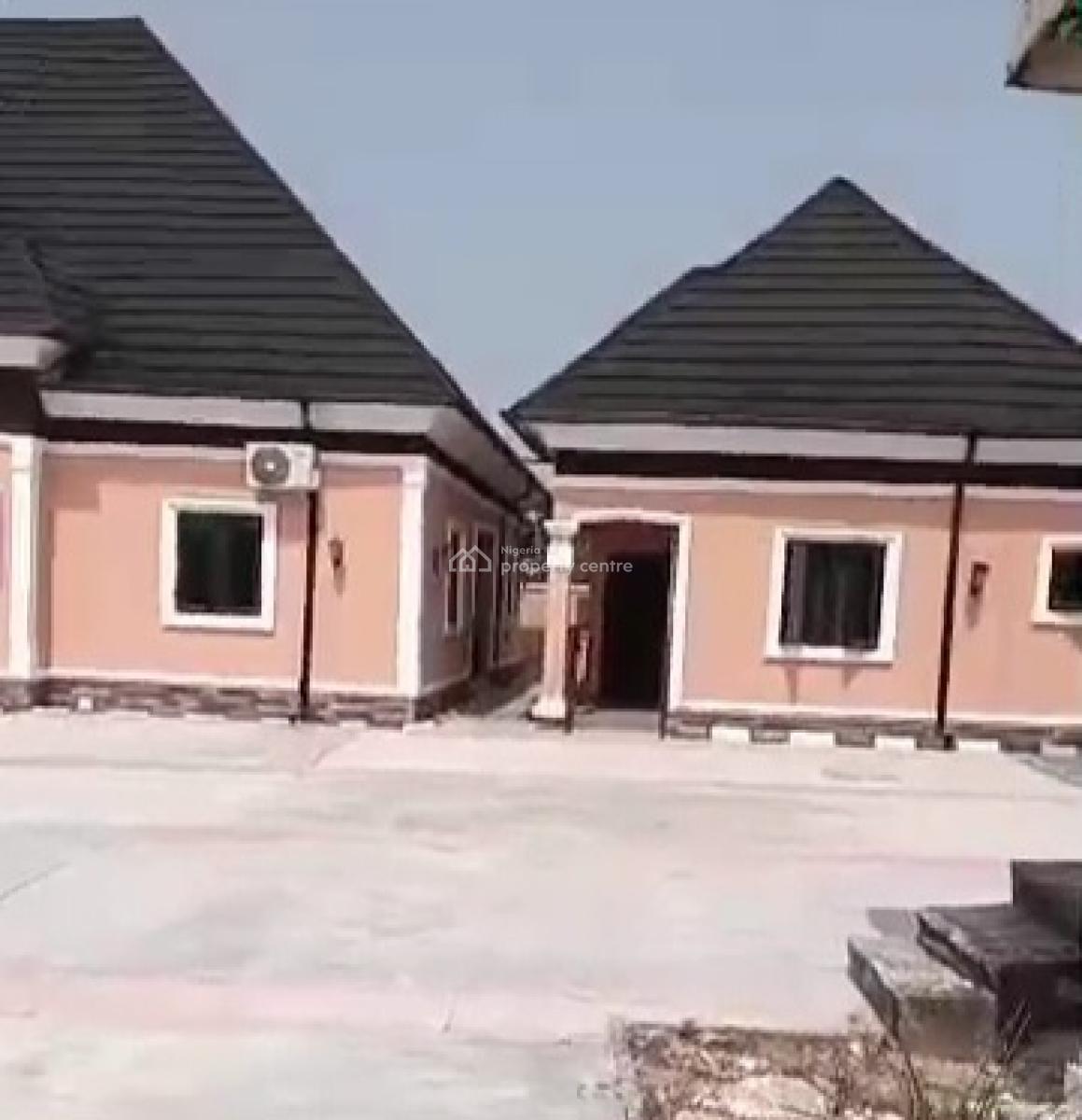 4 Bedroom Bungalow with 2 Bedroom Flat Bq 100ft By 100ft Land, Aruogba Community, Off Airport Road Gra, Benin, Oredo, Edo, Detached Bungalow for Sale