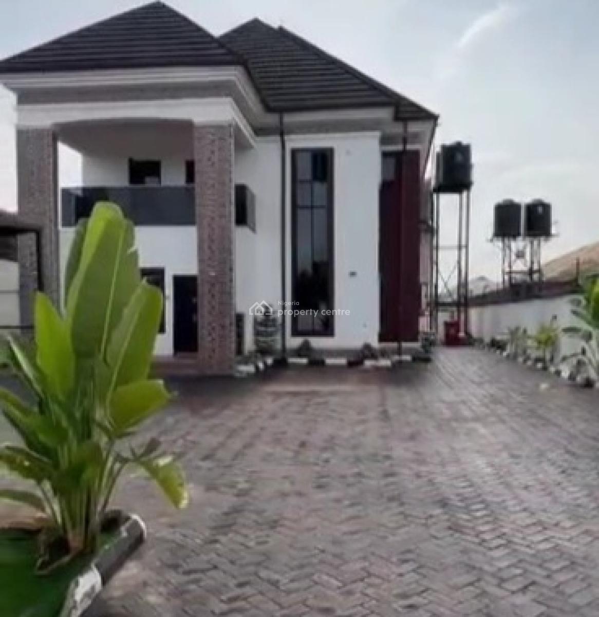 4 Bedroom Terraced Duplex 50ft By 100ft Land, Arougba Community, Off Airport Road, Gra, Benin, Oredo, Edo, Terraced Duplex for Sale